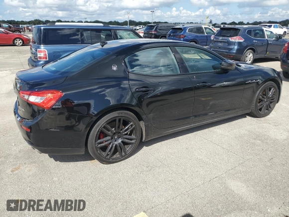 2017 Maserati Ghibli with VIN ZAM57XSS7H1249695, listed as a Copart auction lot 74371054 with 0 mi miles and Non Repairable. Bid and sale history available at carsss.com. Image 3.