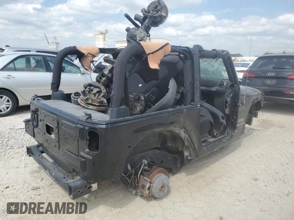 2016 Jeep Wrangler Black Bear with VIN 1C4AJWAG7GL319596, listed as a Copart auction lot 56294425 with Not provided miles and Non repairable. Bid and sale history available at DreamBid. Image 3.