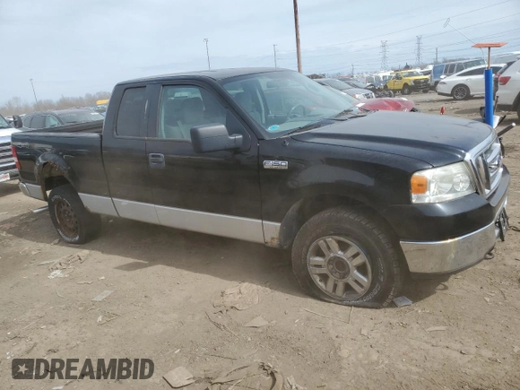 2007 Ford F-150 XLT with VIN 1FTPX14V17FB74513, listed as a Copart auction lot 53108935 with 200,581 mi miles and Clean Title. Bid and sale history available at carsss.com. Image 4.
