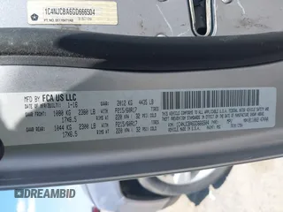 2016 Jeep Compass Sport с VIN 1C4NJCBA6GD666504, выставлен на аукционе IAAI как лот 42804566 с пробегом 104 594 миль миль и . История ставок и продаж доступна на DreamBid. Изображение 9.