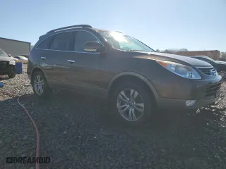 2012 Hyundai Veracruz Limited with VIN KM8NU4CC3CU193437, listed as a Copart auction lot 46038405 with 76,651 mi miles and Salvage Title. Bid and sale history available at carsss.com. Image 4.