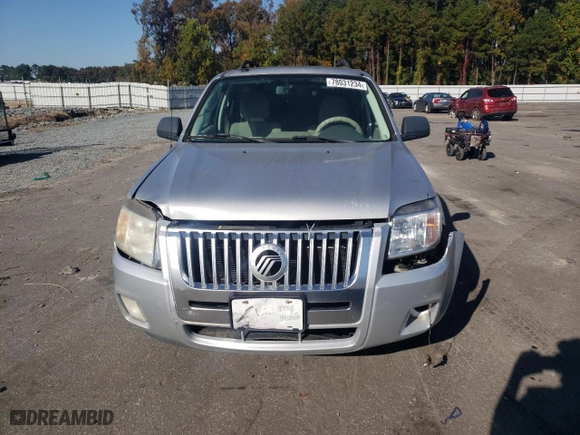 2010 Mercury Mariner with VIN 4M2CN8B70AKJ04463, listed as a Copart auction lot 78031234 with 298,232 mi miles and Salvage Title. Bid and sale history available at carsss.com. Image 5.
