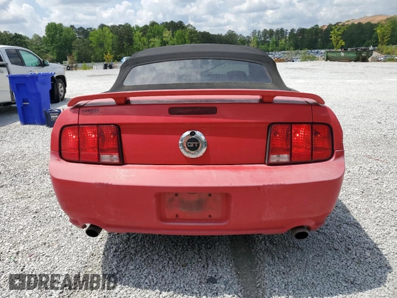 2007 Ford Mustang GT Deluxe with VIN 1ZVHT85H675346717, listed as a Copart auction lot 54911565 with 194,020 mi miles and Salvage title. Bid and sale history available at DreamBid. Image 6.