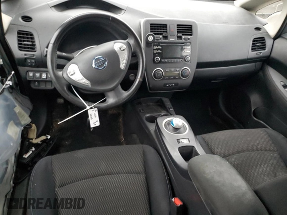 2015 Nissan LEAF SV with VIN 1N4AZ0CP0FC312609, listed as a Copart auction lot 70430622 with 55,198 mi miles. Bid and sale history available at carsss.com. Image 8.