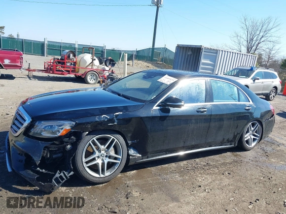 2018 Mercedes-Benz S 560 with VIN WDDUG8GB3JA411008, listed as a IAAI auction lot 41669135 with 65,649 mi miles and . Bid and sale history available at carsss.com. Image 15.