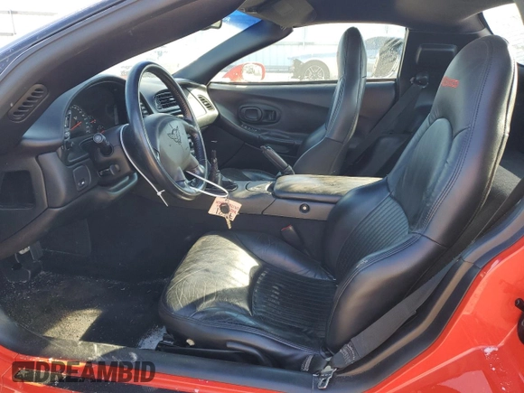 2004 Chevrolet Corvette Z06 with VIN 1G1YY12S545112990, listed as a Copart auction lot 41887135 with 97,376 mi miles and Salvage Title. Bid and sale history available at carsss.com. Image 7.