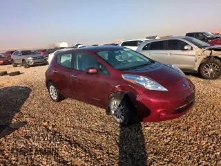 2017 Nissan LEAF S with VIN 1N4BZ0CP3HC311154, listed as a Copart auction lot 88807695 with 57,525 mi miles and Salvage Title. Bid and sale history available at carsss.com. Image 4.