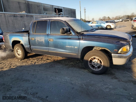2000 Dodge Dakota Sport with VIN 1B7GL2AN5YS700737, listed as a Copart auction lot 85506424 with 211,304 mi miles and Clean Title. Bid and sale history available at carsss.com. Image 4.
