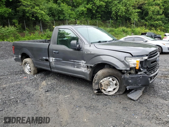 2019 Ford F-150 XL z VIN 1FTMF1CB6KKC82803, wystawiony jako Copart lot #60141195 z przebiegiem 92 414 mil mil oraz Szkoda całkowita • Salvage title. Historia ofert i sprzedaży dostępna na DreamBid. Obrazek 4.