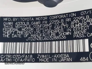 2013 Toyota Prius Two with VIN JTDZN3EU6D3288536, listed as a IAAI auction lot 42139732 with 228,673 mi miles and . Bid and sale history available at carsss.com. Image 9.