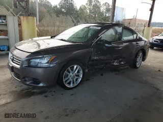 2012 Nissan Maxima 3.5 SV with VIN 1N4AA5AP6CC857555, listed as a Copart auction lot 83417254 with 0 mi miles and Salvage Title. Bid and sale history available at carsss.com. Image 1.