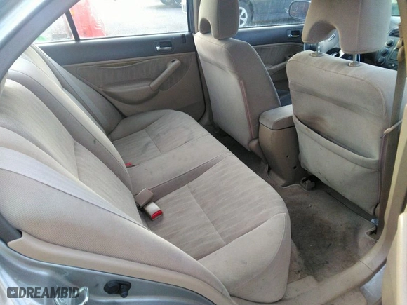 2003 Honda Civic LX with VIN 2HGES16673H572833, listed as a IAAI auction lot 41765347 with 89,950 mi miles. Bid and sale history available at carsss.com. Image 8.