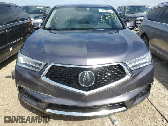 2017 Acura MDX with VIN 5J8YD4H33HL003239, listed as a Copart auction lot 77149094 with 0 mi miles and Salvage Title. Bid and sale history available at carsss.com. Image 5.