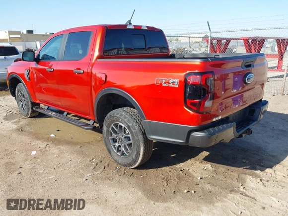2024 Ford Ranger XLT z VIN 1FTER4HH8RLE62816, wystawiony jako IAAI lot #41961450 z przebiegiem 6 399 mil mil oraz . Historia ofert i sprzedaży dostępna na DreamBid. Obrazek 3.