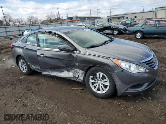 2011 Hyundai Sonata GLS with VIN 5NPEB4AC5BH268855, listed as a Copart auction lot 50308755 with 75,490 mi miles and Salvage Title. Bid and sale history available at DreamBid. Image 4.