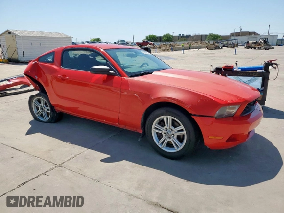 2011 Ford Mustang V6 with VIN 1ZVBP8AM4B5165105, listed as a Copart auction lot 52209855 with 202,568 mi miles and Salvage Title. Bid and sale history available at carsss.com. Image 4.