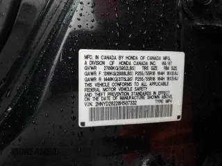 2008 Acura MDX with VIN 2HNYD28228H507332, listed as a Copart auction lot 41341965 with 221,947 mi miles and Salvage Title. Bid and sale history available at DreamBid. Image 13.