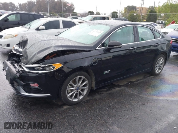 2018 Ford Fusion Energi SE with VIN 3FA6P0PU2JR277481, listed as a IAAI auction lot 41778140 with 51,933 mi miles. Bid and sale history available at carsss.com. Image 2.