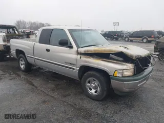 1999 Dodge Ram 1500 with VIN 3B7HC13Y0XG125751, listed as a IAAI auction lot 41553724 with 1 mi miles. Bid and sale history available at carsss.com. Image 1.