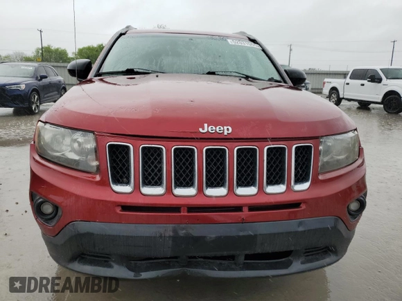 2016 Jeep Compass Sport with VIN 1C4NJCBA8GD568817, listed as a Copart auction lot 52031065 with 120,394 mi miles and Clean Title. Bid and sale history available at DreamBid. Image 5.