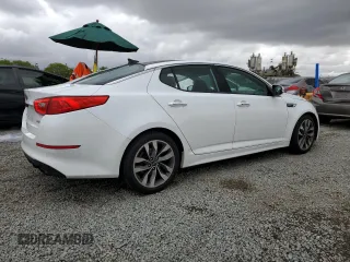 2015 Kia Optima SX Turbo with VIN 5XXGR4A65FG426823, listed as a Copart auction lot 55662665 with 102,829 mi miles and Salvage title. Bid and sale history available at DreamBid. Image 3.