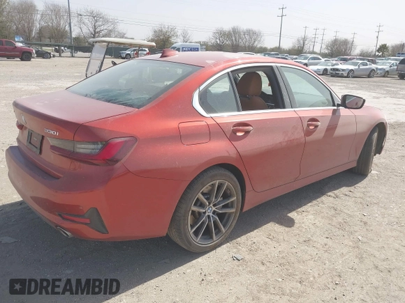 2022 BMW 3 Series 330i xDrive with VIN 3MW5R7J02N8C42866, listed as a IAAI auction lot 41704929 with 45,215 mi miles. Bid and sale history available at carsss.com. Image 4.