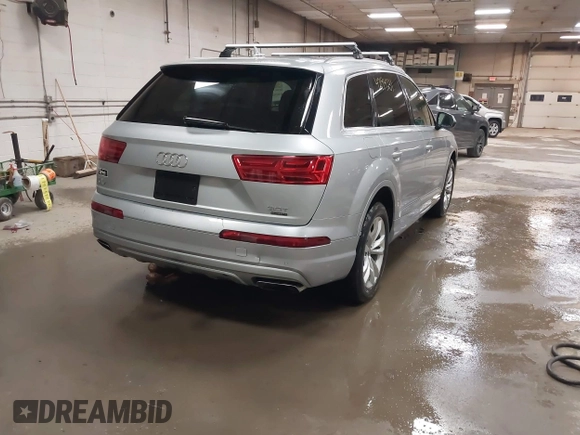 2017 Audi Q7 Premium Plus with VIN WA1LAAF79HD039429, listed as a IAAI auction lot 42194231 with 147,509 mi miles and . Bid and sale history available at DreamBid. Image 4.
