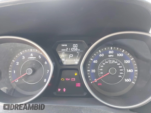 2013 Hyundai Elantra GLS with VIN 5NPDH4AE1DH239917, listed as a IAAI auction lot 42532277 with 211,058 mi miles and . Bid and sale history available at DreamBid. Image 7.
