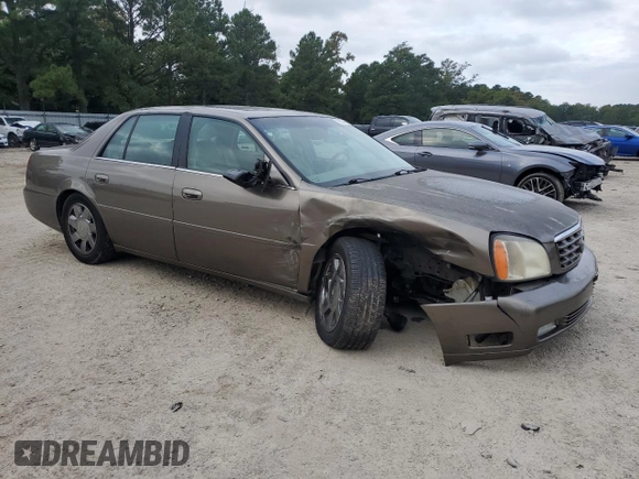 2000 Cadillac DeVille DTS z VIN 1G6KF5794YU249059, wystawiony jako Copart lot #71614494 z przebiegiem 121 611 mil mil oraz Szkoda całkowita • Salvage title. Historia ofert i sprzedaży dostępna na DreamBid. Obrazek 4.