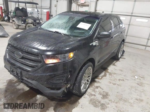 2017 Ford Edge Titanium with VIN 2FMPK4K96HBC47993, listed as a IAAI auction lot 41391418 with 132,532 mi miles. Bid and sale history available at carsss.com. Image 2.