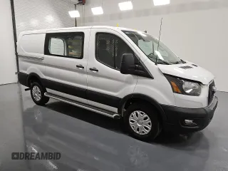 2024 Ford Transit Cargo with VIN 1FTBR1Y88RKA33375, listed as a Copart auction lot 77019444 with 7,771 mi miles and Clean Title. Bid and sale history available at DreamBid. Image 4.