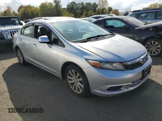 2012 Honda Civic EX with VIN 2HGFB2F88CH547273, listed as a Copart auction lot 75129954 with 206,681 mi miles and Clean Title. Bid and sale history available at DreamBid. Image 4.