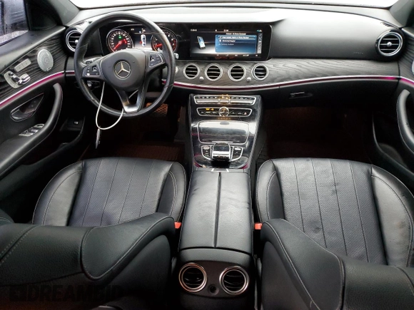 2017 Mercedes-Benz E 300 Luxury with VIN WDDZF4KB3HA202449, listed as a Copart auction lot 43813855 with 57,911 mi miles and Salvage Title. Bid and sale history available at DreamBid. Image 8.