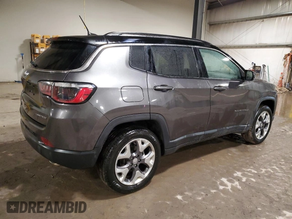 2021 Jeep Compass Limited z VIN 3C4NJDCB8MT604489, wystawiony jako Copart lot #88995645 z przebiegiem 49 357 mil mil oraz Czysty tytuł • Clean title. Historia ofert i sprzedaży dostępna na DreamBid. Obrazek 3.