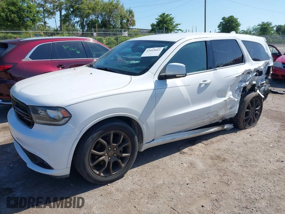 2017 Dodge Durango GT with VIN 1C4RDHDG2HC953689, listed as a IAAI auction lot 42019043 with 112,412 mi miles and . Bid and sale history available at DreamBid. Image 2.