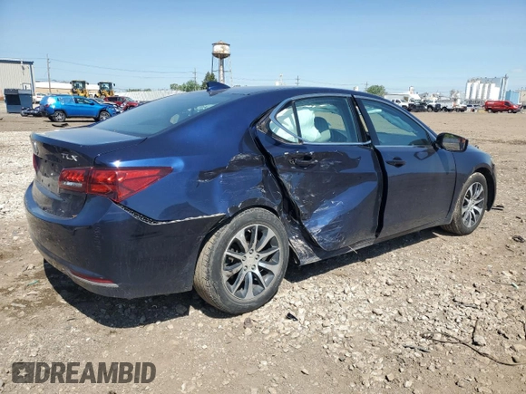 2016 Acura TLX Technology with VIN 19UUB1F5XGA009511, listed as a Copart auction lot 59042585 with 99,932 mi miles and Salvage title. Bid and sale history available at DreamBid. Image 3.