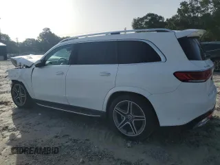 2023 Mercedes-Benz GLS 450 with VIN 4JGFF5KE1PA909640, listed as a Copart auction lot 63495994 with 12,971 mi miles and Salvage Title. Bid and sale history available at DreamBid. Image 2.