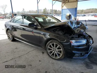 2014 Audi A4 Premium Plus with VIN WAUFFAFL3EN011873, listed as a Copart auction lot 46426155 with 138,338 mi miles and Salvage Title. Bid and sale history available at carsss.com. Image 4.