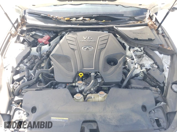 2021 Infiniti Q60 Luxe with VIN JN1EV7KK0MM410099, listed as a Copart auction lot 48942315 with 34,017 mi miles and Salvage Title. Bid and sale history available at DreamBid. Image 11.