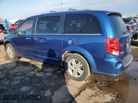 2011 Dodge Grand Caravan Crew with VIN 2D4RN5DG2BR727858, listed as a Copart auction lot 51956105 with 176,678 mi miles and Clean Title. Bid and sale history available at DreamBid. Image 2.