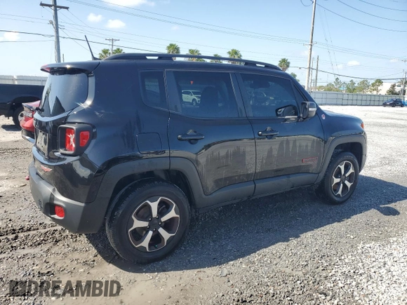 2020 Jeep Renegade Trailhawk z VIN ZACNJBC18LPM03643, wystawiony jako Copart lot #52447165 z przebiegiem 61 523 mil mil oraz Nie do naprawy • Non repairable. Historia ofert i sprzedaży dostępna na DreamBid. Obrazek 3.