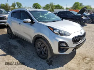 2020 Kia Sportage S with VIN KNDP6CACXL7640316, listed as a Copart auction lot 51828654 with 51,625 mi miles and Salvage Title. Bid and sale history available at carsss.com. Image 4.