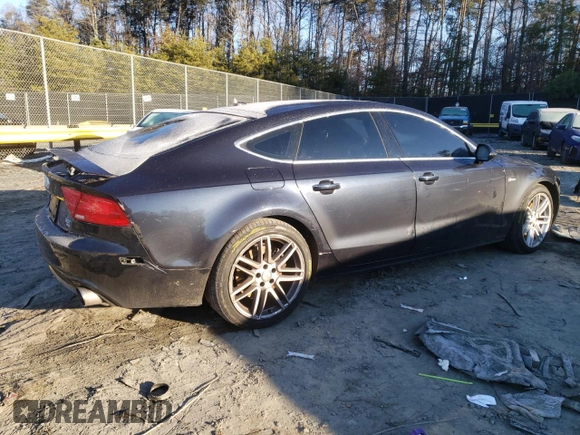 2015 Audi A7 3.0 Premium Plus with VIN WAUWGAFC1FN025933, listed as a Copart auction lot 71391512 with 0 mi miles. Bid and sale history available at carsss.com. Image 3.