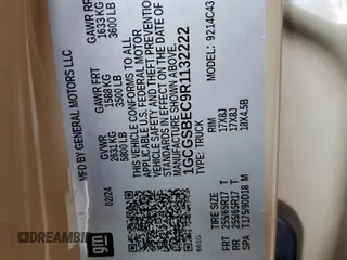 2024 Chevrolet Colorado 2WD Work Truck с VIN 1GCGSBEC9R1132222, выставлен на аукционе Copart как лот 58894805 с пробегом 28 296 миль миль и Чистый • Clean title. История ставок и продаж доступна на DreamBid. Изображение 12.