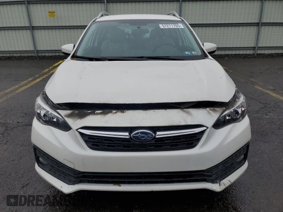 2022 Subaru Impreza Premium with VIN 4S3GTAV63N3723422, listed as a Copart auction lot 57271765 with Not provided miles and Salvage title. Bid and sale history available at DreamBid. Image 5.