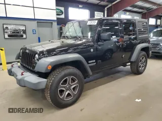 2014 Jeep Wrangler Unlimited Sport with VIN 1C4BJWDG8EL100708, listed as a Copart auction lot 57297245 with 170,862 mi miles and Clean Title. Bid and sale history available at DreamBid. Image 1.