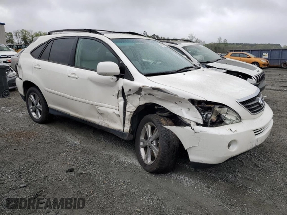 2006 Lexus RX 400h with VIN JTJHW31U960029748, listed as a Copart auction lot 51788795 with 177,076 mi miles and Salvage Title. Bid and sale history available at DreamBid. Image 4.