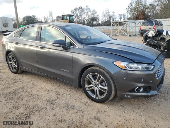 2015 Ford Fusion Titanium Hybrid with VIN 3FA6P0RU9FR172909, listed as a Copart auction lot 44025515 with 93,141 mi miles and Salvage Title. Bid and sale history available at carsss.com. Image 4.