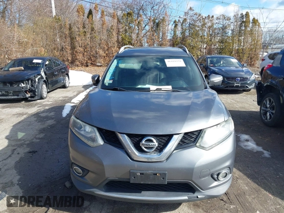 2015 Nissan Rogue SL with VIN 5N1AT2MV4FC862749, listed as a IAAI auction lot 41418258 with 169,968 mi miles and . Bid and sale history available at carsss.com. Image 12.