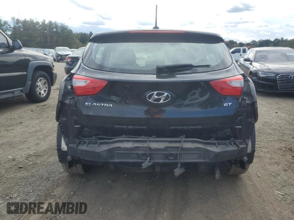 2017 Hyundai Elantra GT with VIN KMHD35LH1HU359011, listed as a Copart auction lot 76023624 with 67,505 mi miles and Salvage Title. Bid and sale history available at carsss.com. Image 6.